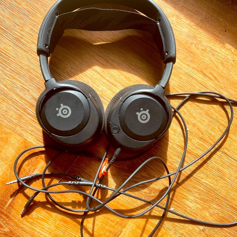 SteelSeries Black Wired Headphones